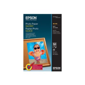 Epson fotopapir A4 Glossy - 200g - 50 ark
